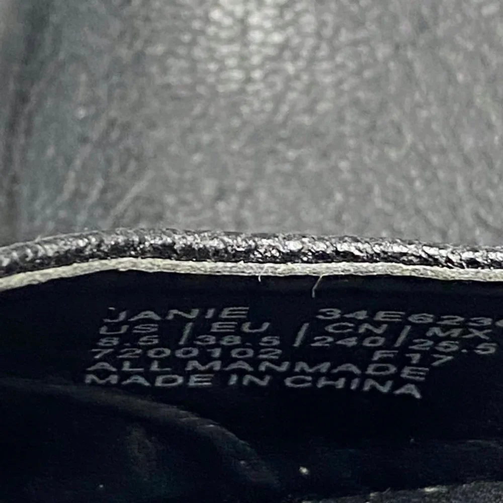 Calvin Klein Janie Platform Flats Black/White